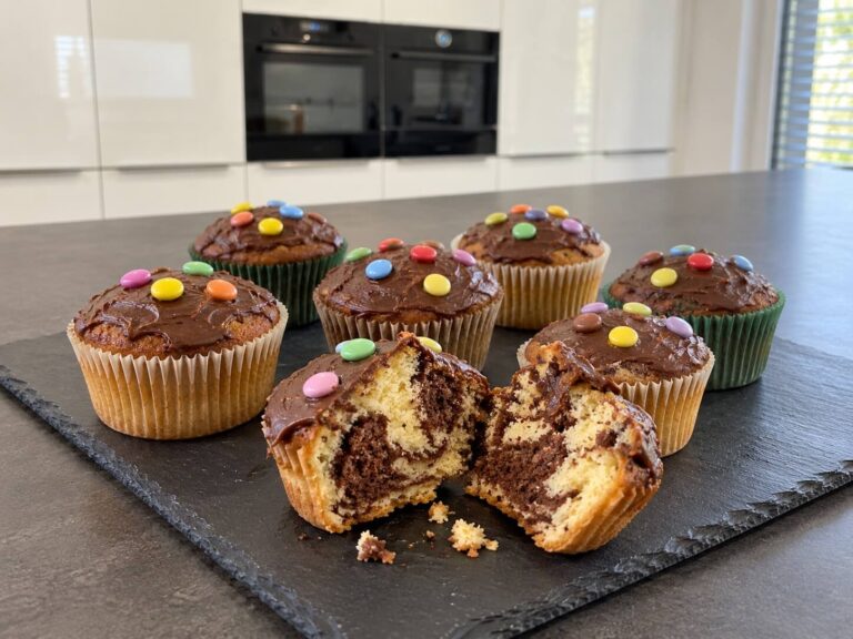 Marmormuffins: Rezept für 12 Stück